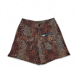 Nana Judy womens cheetah print shorts